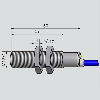 Détecteur capacitif DPC Ex M12 2 fils DC NAMUR P2mm noyé 50(37)mm Inox V2A