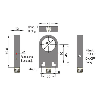 DPI Annulaire Ø=30mm PNP NO+NF 41x70.5x12mm 10-30Vdc / M12 4P