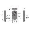 DPI Annulaire Ø=12mm NPN NO 41x70.5x12mm Plast. 10-30Vdc / M12 4P