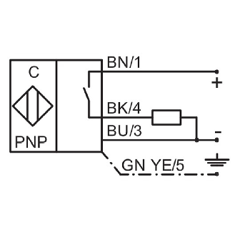 Détecteur capacitif DPC Ex M32 PNP NO+NF P30mm non noyé 80(37)mm Inox-Lire la description