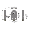 DPI Annulaire Ø=12mm PNP NO+NF 41x70.5x12mm Plast. 10-30Vdc / M12 4P
