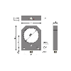 DPI Annulaire Ø=63mm PNP NO+NF 10-30Vdc / M12 4P