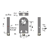 DPI Annulaire Ø=22mm PNP NO+NF 41x70.5x12mm / M12 4P