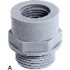 Adaptateur polyamide PG/M 11/20x1,5 Gris clair