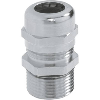 Presse-étoupe laiton nickelé IP68 plage 2-6.5mm filetage 12mm PG 7-Lire la description