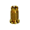 Presse-étoupe BV 2 + Ecrou - laiton naturel - bague néoprène - IP66