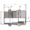 Presse-étoupe laiton SKINTOP MS-M 63X1,5 PLUS