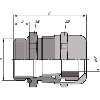 Presse-étoupe laiton SKINTOP MS-M 75x1,5