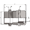 Presse-étoupe laiton SKINTOP MS-M 90X2