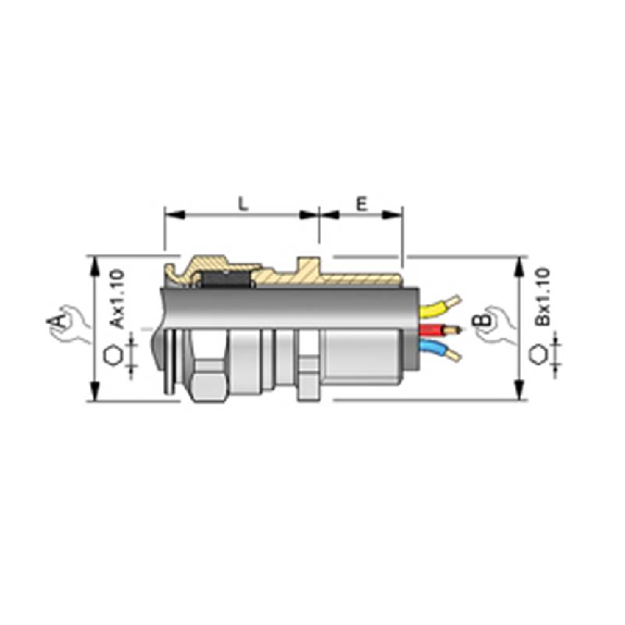 Presse-étoupe ATEX ADE 4F ISO20 n°04 N-Lire la description