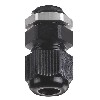 Presse-étoupe M12x1,5 avec écrou Noir IP68