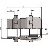 Presse-étoupe laiton SKINTOP MS PG 48
