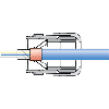 Presse-étoupe laiton IP68 CEM SKINTOP MS-SC PG 16