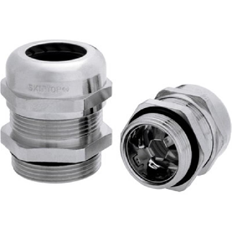 Presse-étoupe laiton nickelé IP68 protection CEM M 16x1,5-Lire la description