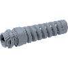 Presse-étoupe polyamide à spirale anti-flex IP68 M32x1,5 RAL 7001