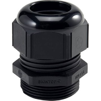 Presse-étoupe polyamide IP69 M 63x1,5 RAL 9005 (Noir)-Lire la description