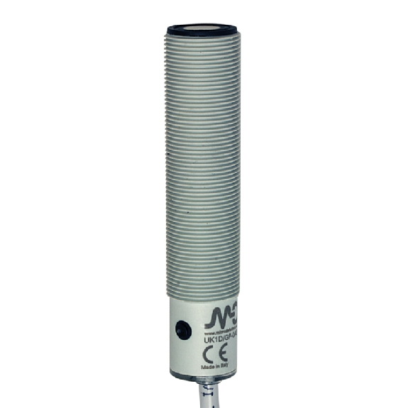 Ultrason Directe M18 PNP+4-20mA Câble-Lire la description