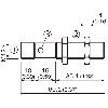 Ultrason Directe M12 P=20-150mm 0-10V / M12 4P