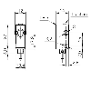 Ultrason Directe PNP NO/NF P10-200mm Teach 24VDC / Câble 2m