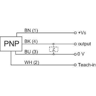 Capteur à ultrasons M12 PNP NO/NF-Lire la description