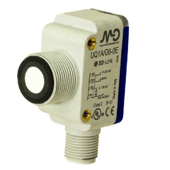 Ultrason Directe NPN+4-20mA / M12 4P Ultrason Directe NPN+4-20mA / M12 4P-Lire la description
