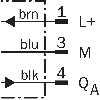 Capteur à ultrasons 0-10V 16x40x16mm