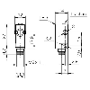 Ultrason Directe PNP NO/NF P10-200mm Teach 24VDC / M08 4P