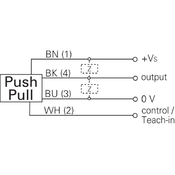 Ultrason Directe PushPull P150mm NO / Câble 2m-Lire la description