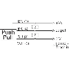 Capteur à ultrasons Push-Pull 150 mm