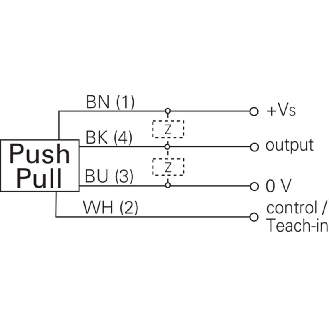 Ultrason Directe PushPull P150mm NO / Câble 2m-Lire la description