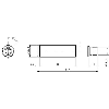Ultrason Directe M18 PNP NO/NF P50-400mm 91.6mm Axial / M12 4P