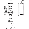 Ultrason PNP P=150mm NO/NF / M08 3P