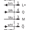 Capteur à ultrasons PNP NO/NF 10-30VDC
