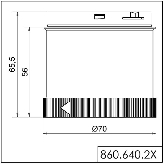 Colonne lumineuse 24VAC/DC IP65-Lire la description
