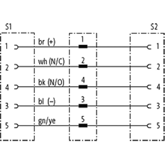 Y-M12 Mâle Droit/2xM12 Fem Droit; PUR 5x0,34 0.3m-Lire la description
