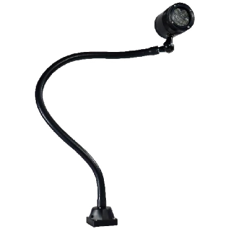 Lampe LED à bras flexible 600mm IP67 6 LED 40° 12W 24VDC-Lire la description