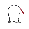 Lampe bras flexible 70cm IP65 1 LED 40° 3W 24VDC
