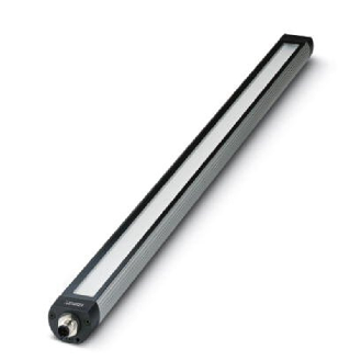 Lampe LED 715mm, 24VDC, IP67, 85°/95°, 5000 K, M12 4P-Lire la description