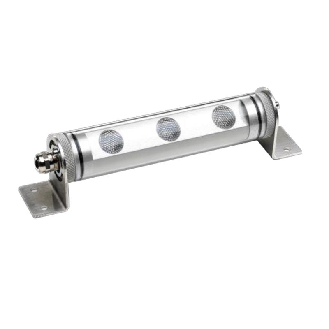 Lampe tubulaire 3 LED 60° 6W 230VAC Ø36x167mm IP68 Câble 1,5m-Lire la description