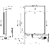 Éclairage vision LED, rouge, 635 nm, 118 x 121 mm