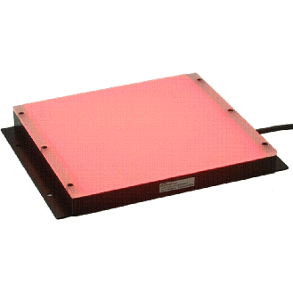 Éclairage vision LED, rouge, 635 nm, 118 x 121 mm-Lire la description
