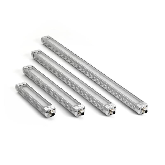 Lampe linéaire 654mm LED 110° 5000K 24W 24VDC M12A 4P-Lire la description