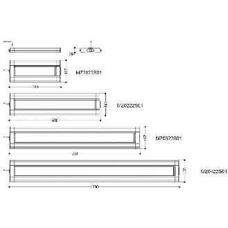 Plafonnier 24W 230VAC LED 120° 5000K 2400 lm IP40 690 mm Câble 3m-Lire la description