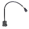 Lampe T13 avec bras fexible 700mm 1 LED 3W 230VAC NOIR