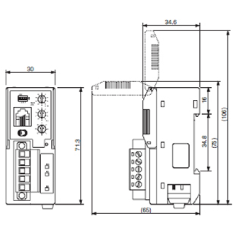 Module de communication DeviceNet pour ampli. fibre-Lire la description