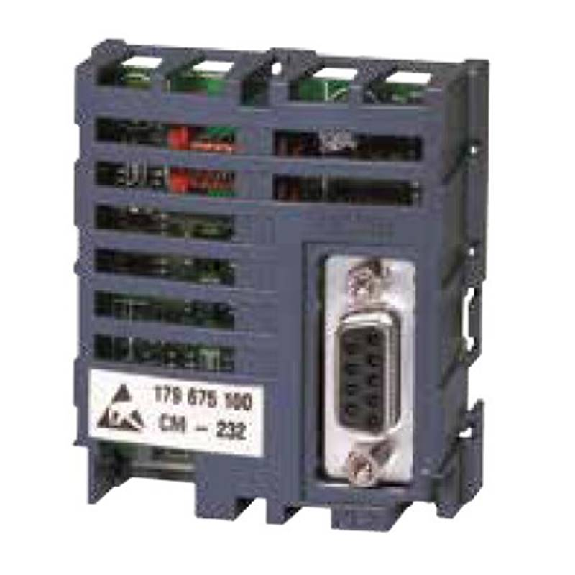 Module de communication Série RS232 DB9 Modbus RTU et ASCII-Lire la description
