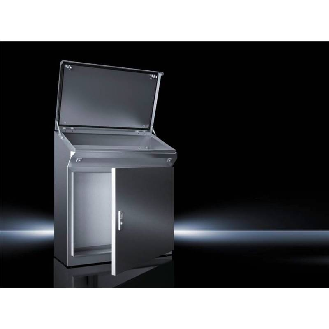 Pupitre monobloc inox 800x960x400mm (LxHxP)-Lire la description