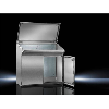 Pupitre monobloc inox 1000x960x400mm (LxHxP)