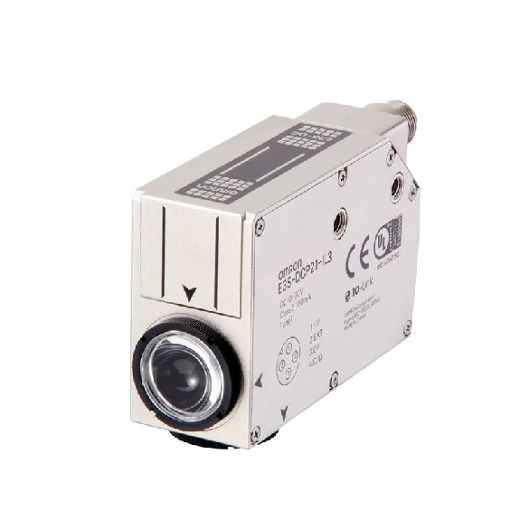 Dét. contraste PNP/NPN P=10mm ±3mm IOL Com2 Led RVB / M12 5P-Lire la description