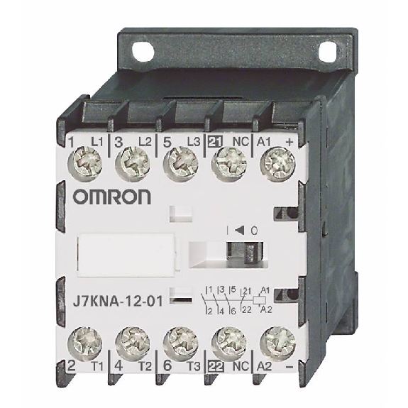 Mini Contacteur moteur 3P 3F1O AC3, 5,5 kW 12A 110VAC-Lire la description
